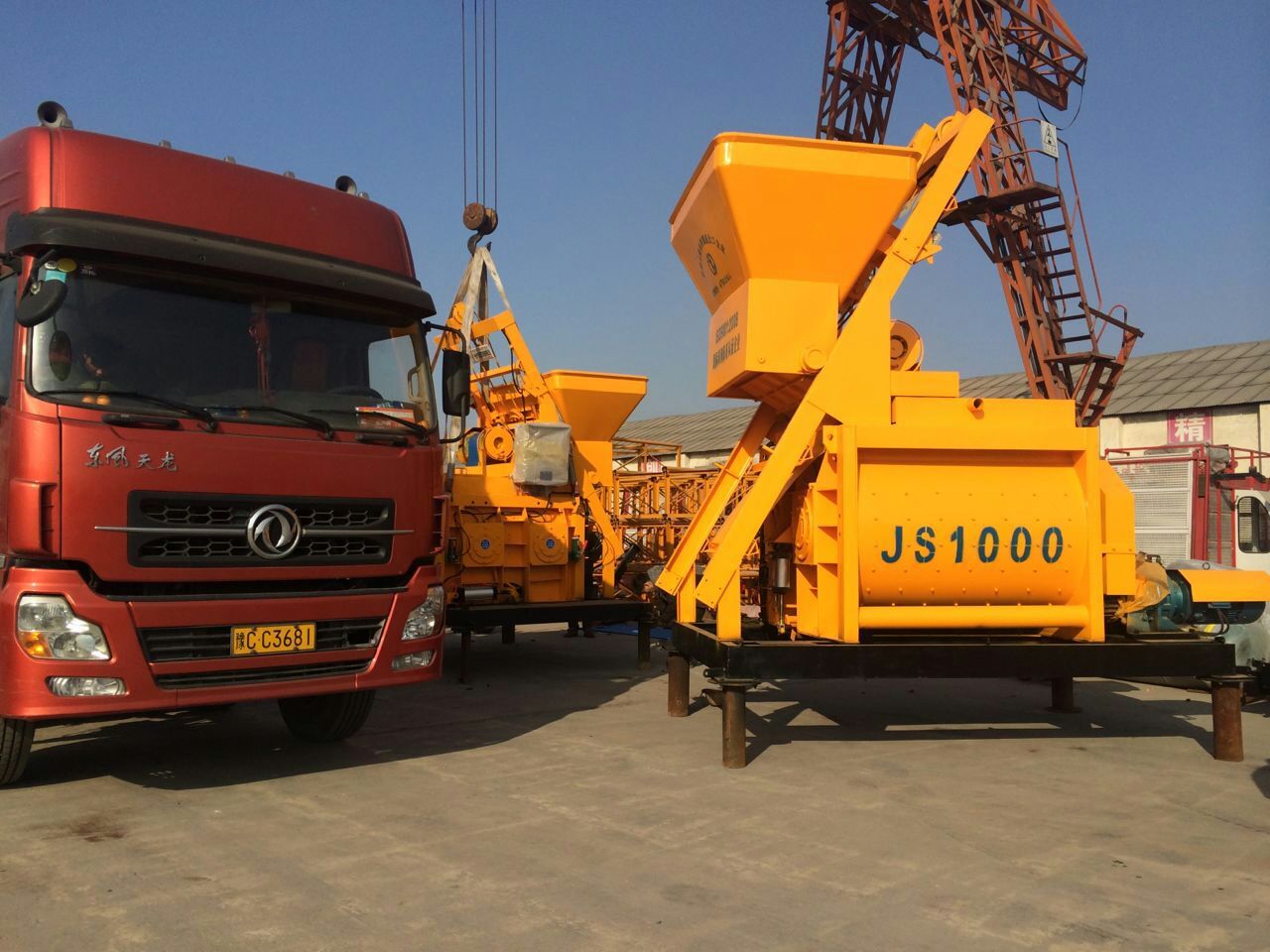 JS1000强制式搅拌机